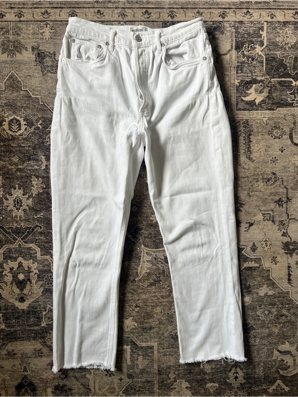 Agolde Riley Jeans white - Picture 3 of 8